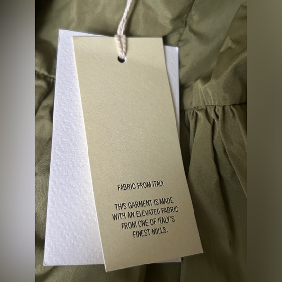 Aritzia Wilfred Fantasy Babydoll
Dress Pistachio Green Puff Sleeve,SZ L NWT - Picture 11 of 12